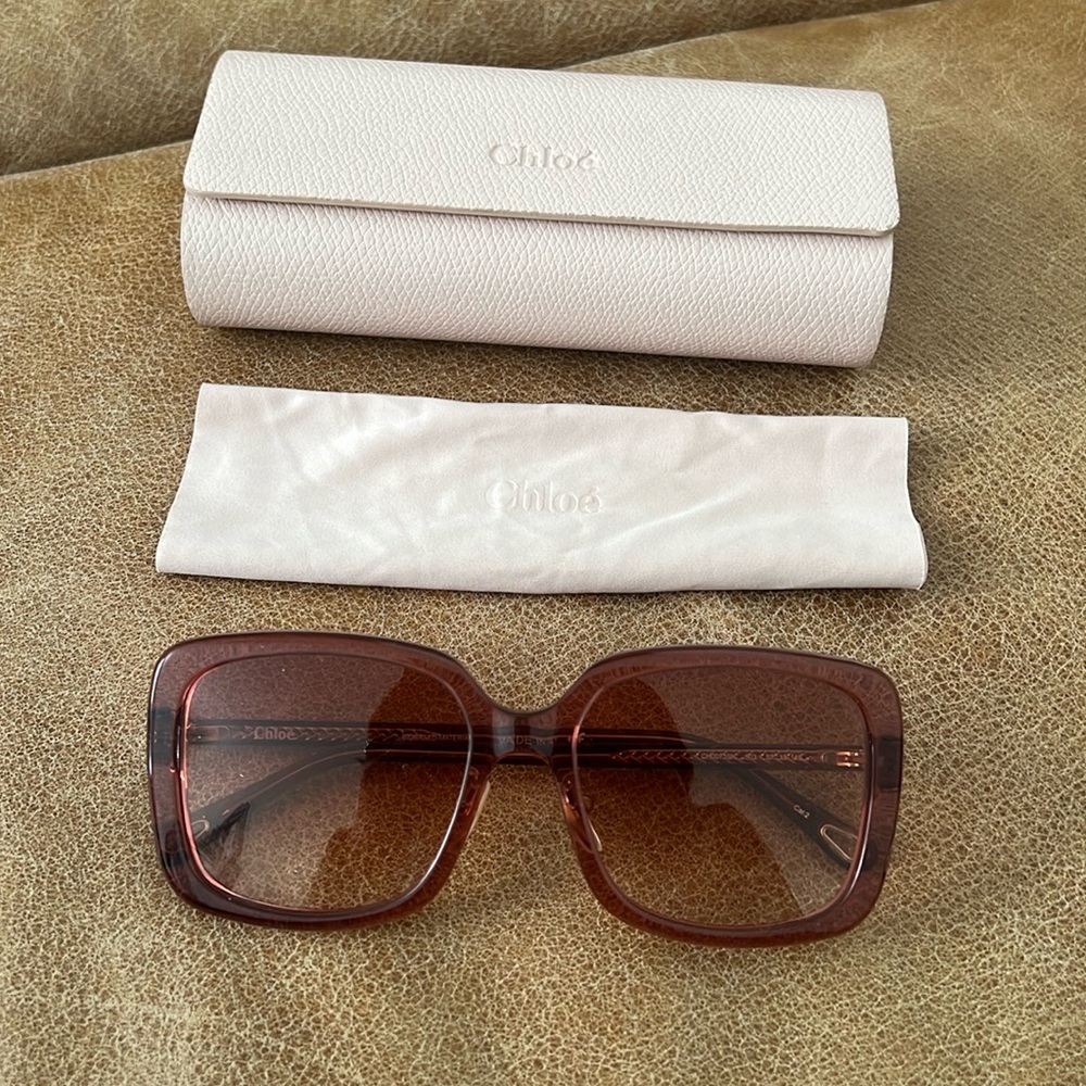 99 new Chloe red sunglasses
